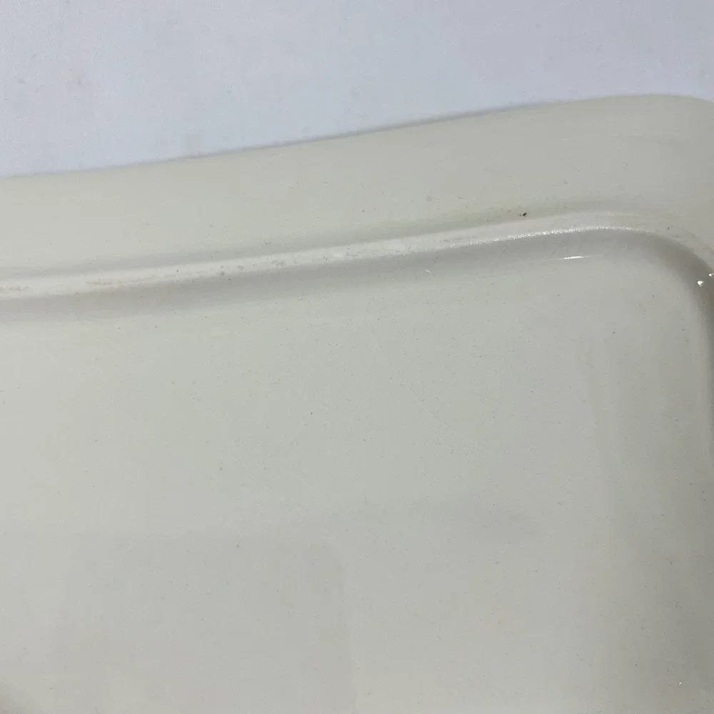 Amscan‎ Ceramic Serving Tray Christmas Holly May Spirit of Giving 15.5x5.5
